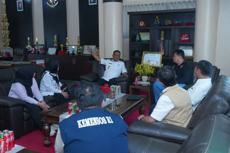 Bupati Luwu dan Kemensos Bahas Penanganan Korban Bencana