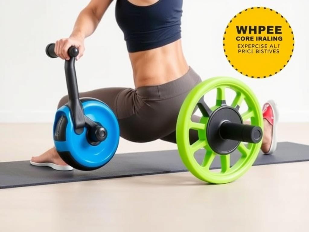 Ab wheel untuk latihan core lanjutan Ab wheel untuk latihan core lanjutan