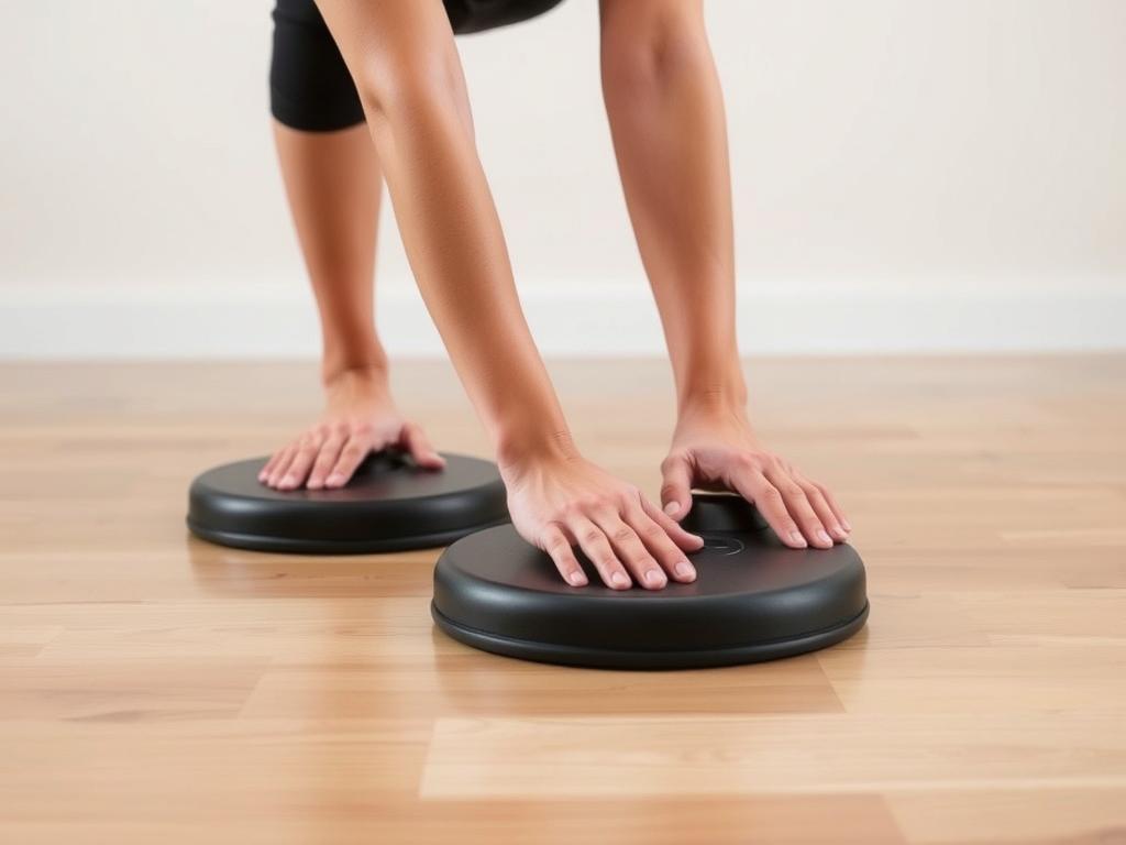 Slider discs untuk latihan core Slider discs untuk latihan core